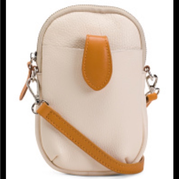 DIVINA FIRENZE WOMEN’S LEATHER CROSSBODY BAG W/ REMOVABALE DETACHABLE STRAP - Picture 1 of 8